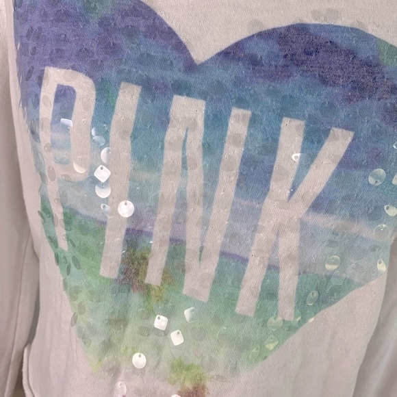 VS PINK sequin sweatshirt - Picture 2 of 5